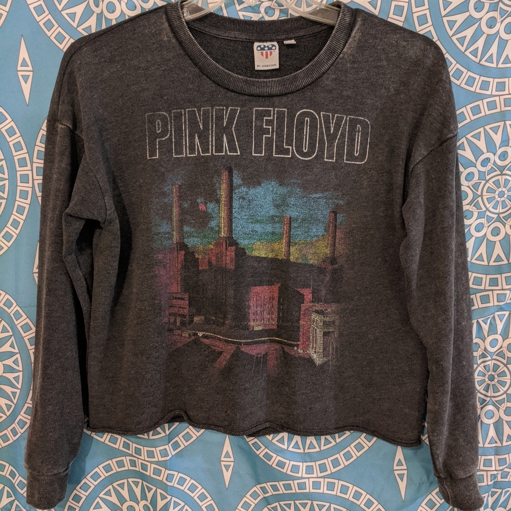 Pink Floyd crop sweatshirt